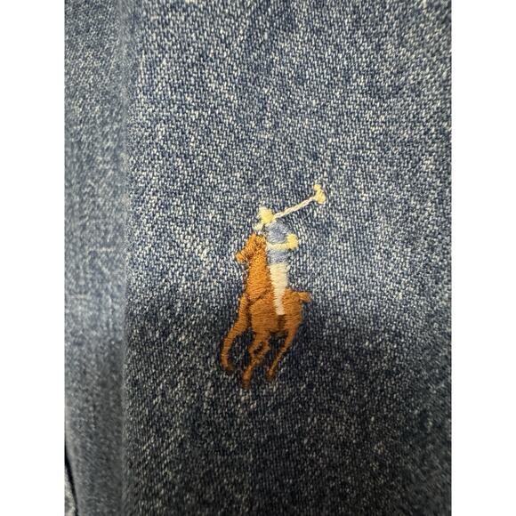 Vintage Ralph Lauren 90s Denim Shirt Mens Size XXL 100% Cotton - Picture 10 of 10